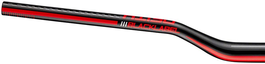 DEITY BLKlabel 800 Handlebar 38mm Rise 800mm Width 31.8 Clamp BLK w/ Red - The Lost Co. - Deity - HB6426 - 817180021066 - -