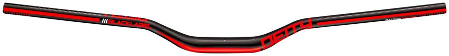 DEITY BLKlabel 800 Handlebar 38mm Rise 800mm Width 31.8 Clamp BLK w/ Red - The Lost Co. - Deity - HB6426 - 817180021066 - -