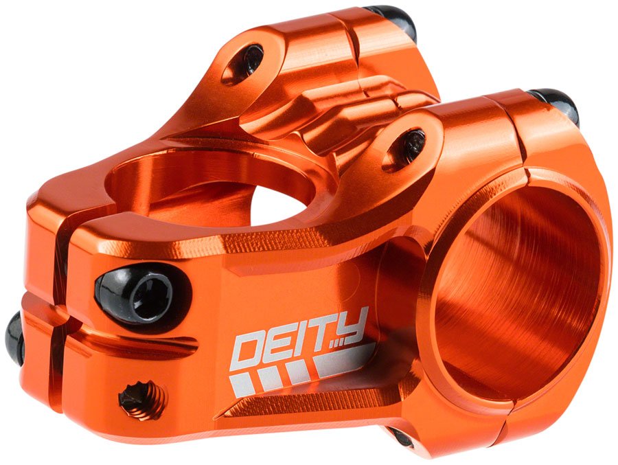 DEITY COPPERHEAD ステム オレンジ31.8mm Deity Copperhead Stem - 35mm Length - 31.8mm Clamp - Orange