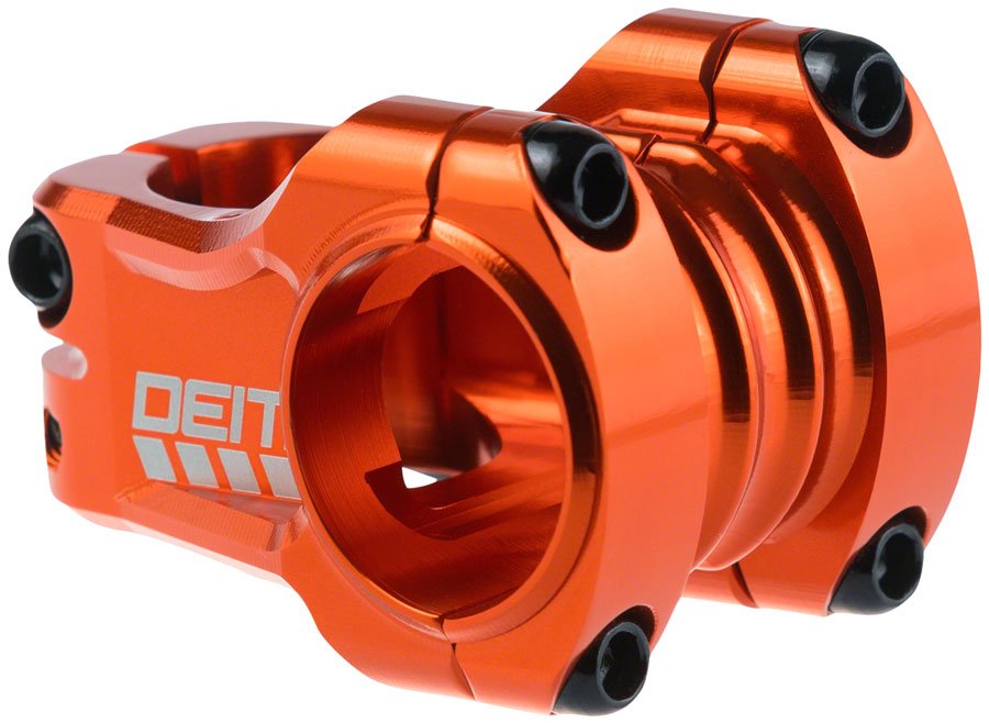 DEITY Copperhead Stem - 35mm 31.8 Clamp +/-0 1 1/8" Aluminum Orange - The Lost Co. - Deity - SM9404 - 817180021554 - -