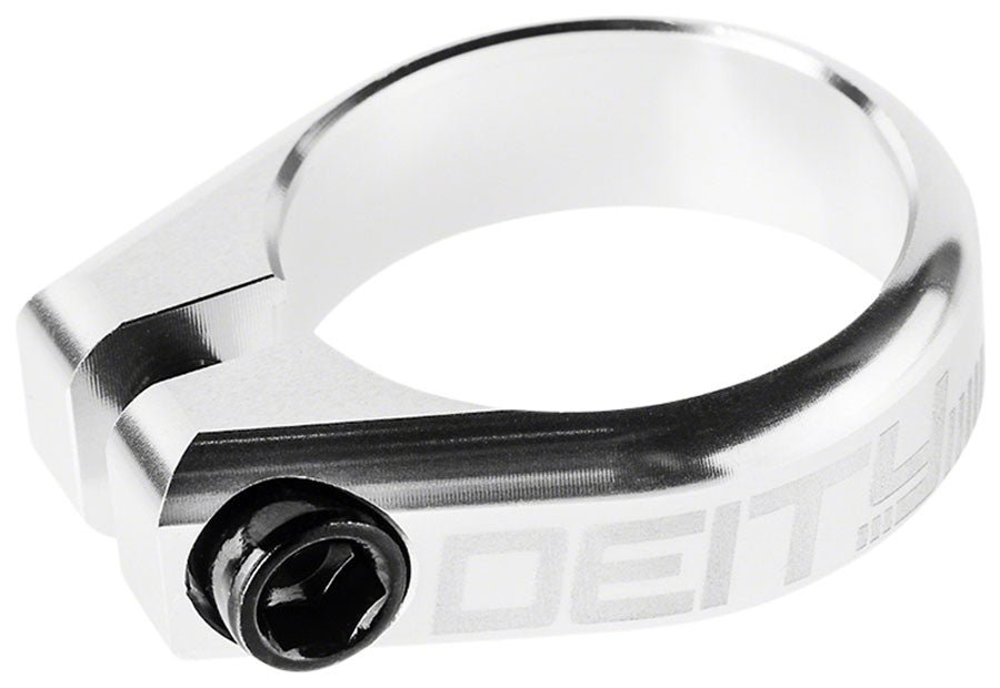 DEITY Curcuit Seatpost Clamp - 38.6mm Silver - The Lost Co. - Deity - ST0255 - 817180025491 - -