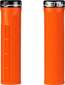 DEITY Lockjaw Grips - Orange Lock-On - The Lost Co. - Deity - HT7917 - 817180024470 - -