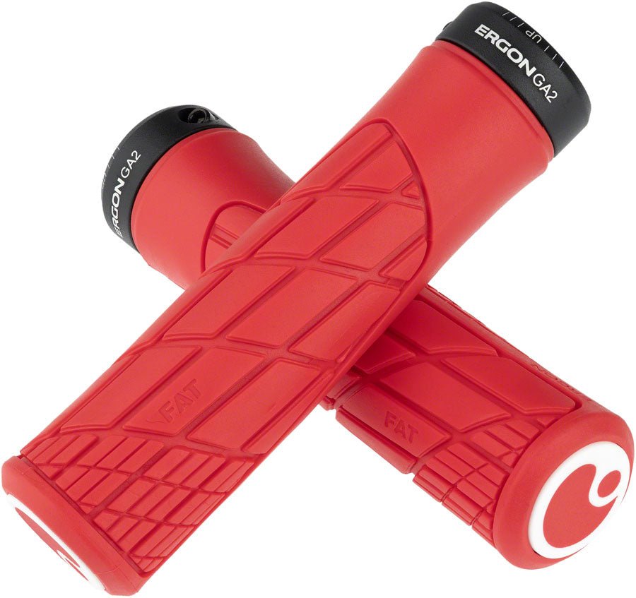 Ergon GA2 Fat Grips Risky Red Lock On