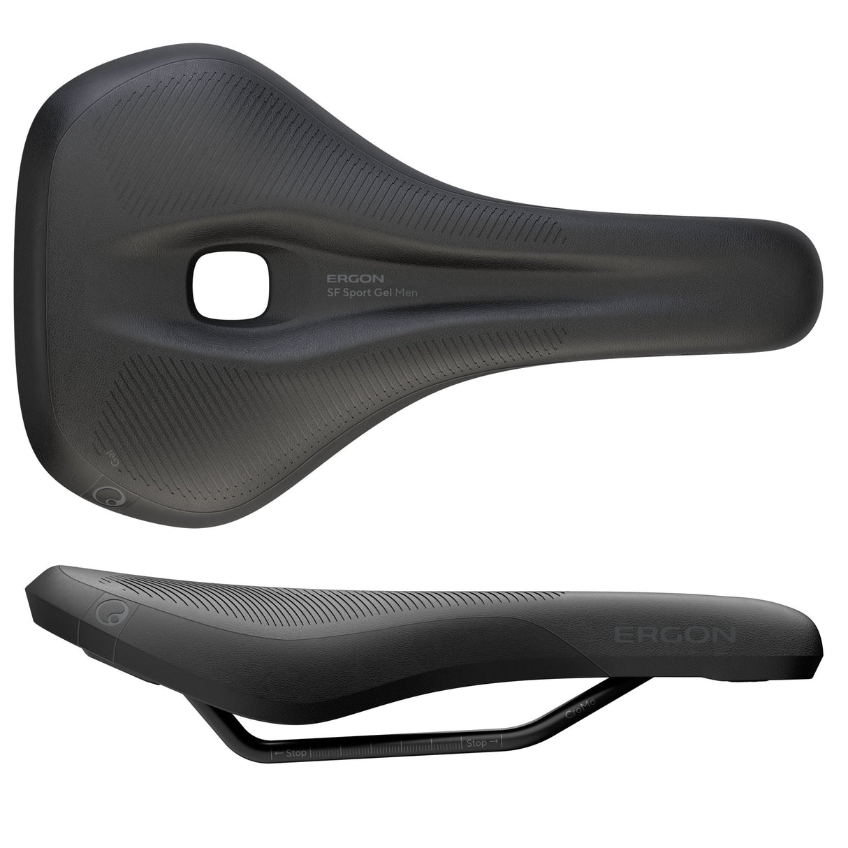 Ergon SF Sport Gel Mens Saddle Medium/Large - Black - The Lost Co. - Ergon - B-ER3532 - 4260477074614 - -