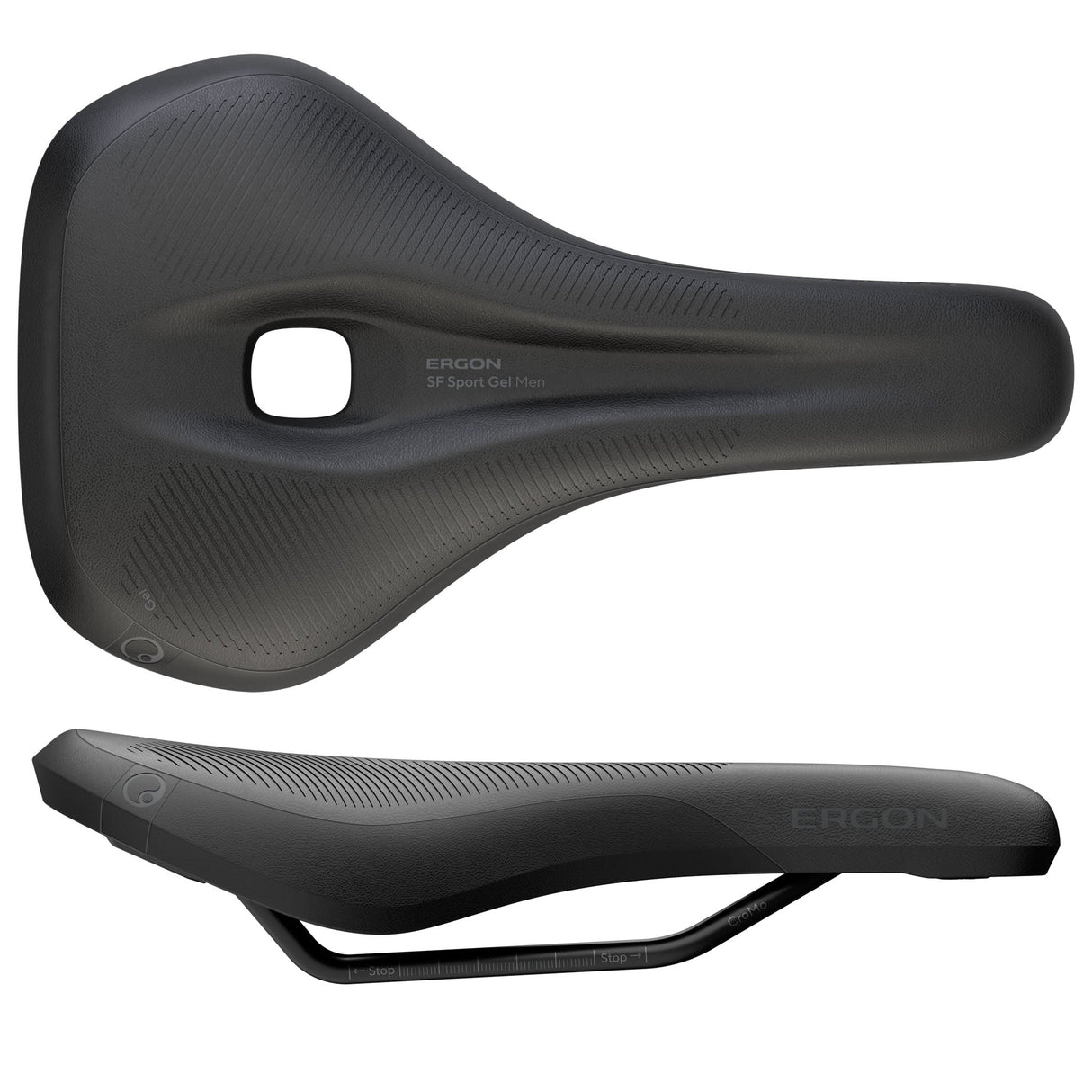 Ergon SF Sport Gel Men's Saddle - Small/Medium - Black - The Lost Co. - Ergon - B-ER3530 - 4260477074621 - -