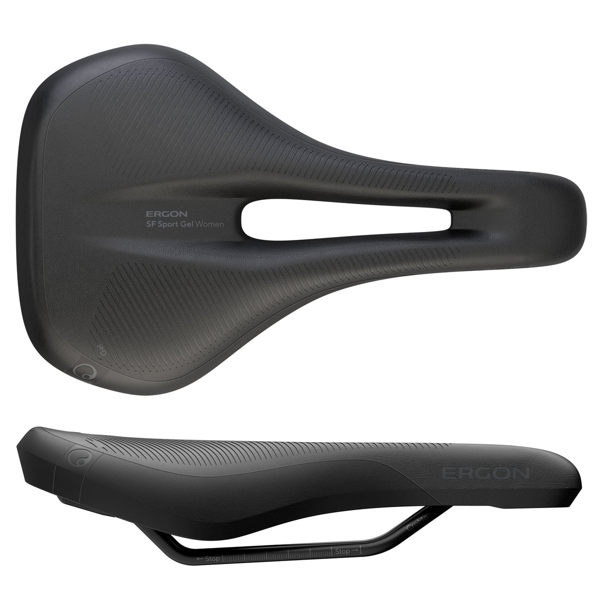 Ergon SF Sport Gel Womens Saddle Medium/Large - Black - The Lost Co. - Ergon - B-ER3522 - 4260477074638 - -