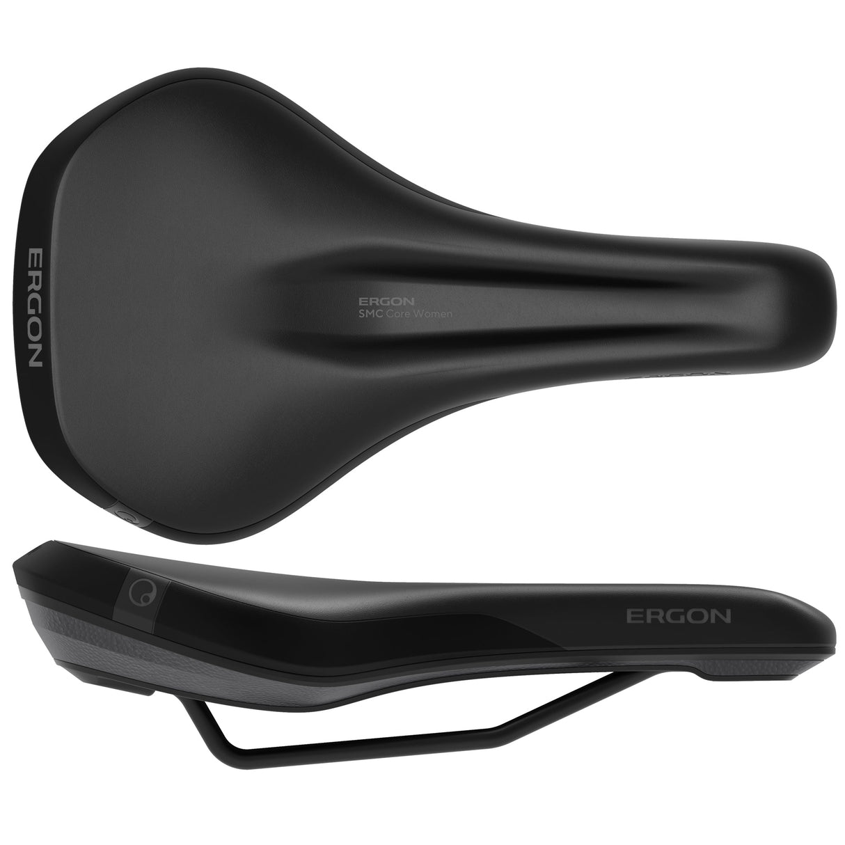 Ergon SMC Core Womens Saddle Medium/Large - Blk/Gry - The Lost Co. - Ergon - B-ER3402 - 4260477072702 - -