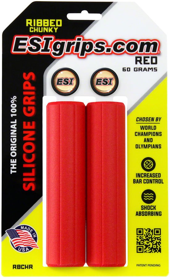 ESI Ribbed Chunky Grips - Red – The Lost Co.