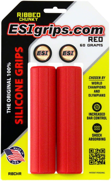 ESI Ribbed Chunky Grips - Red – The Lost Co.