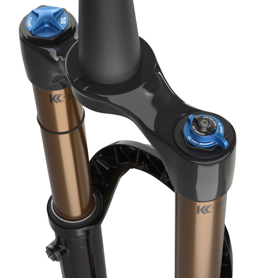 FOX 36 Factory Suspension Fork - 27.5" 160 mm 15QR x 110 mm 44 mm Offset Shiny BLK FIT4 3-Position - The Lost Co. - Fox Racing Shox - FK3660 - 821973418810 - -