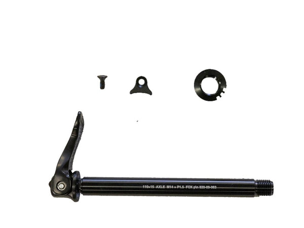 Fox QR Thru-Axle Assembly 15mmx110mm Boost Black - Kit