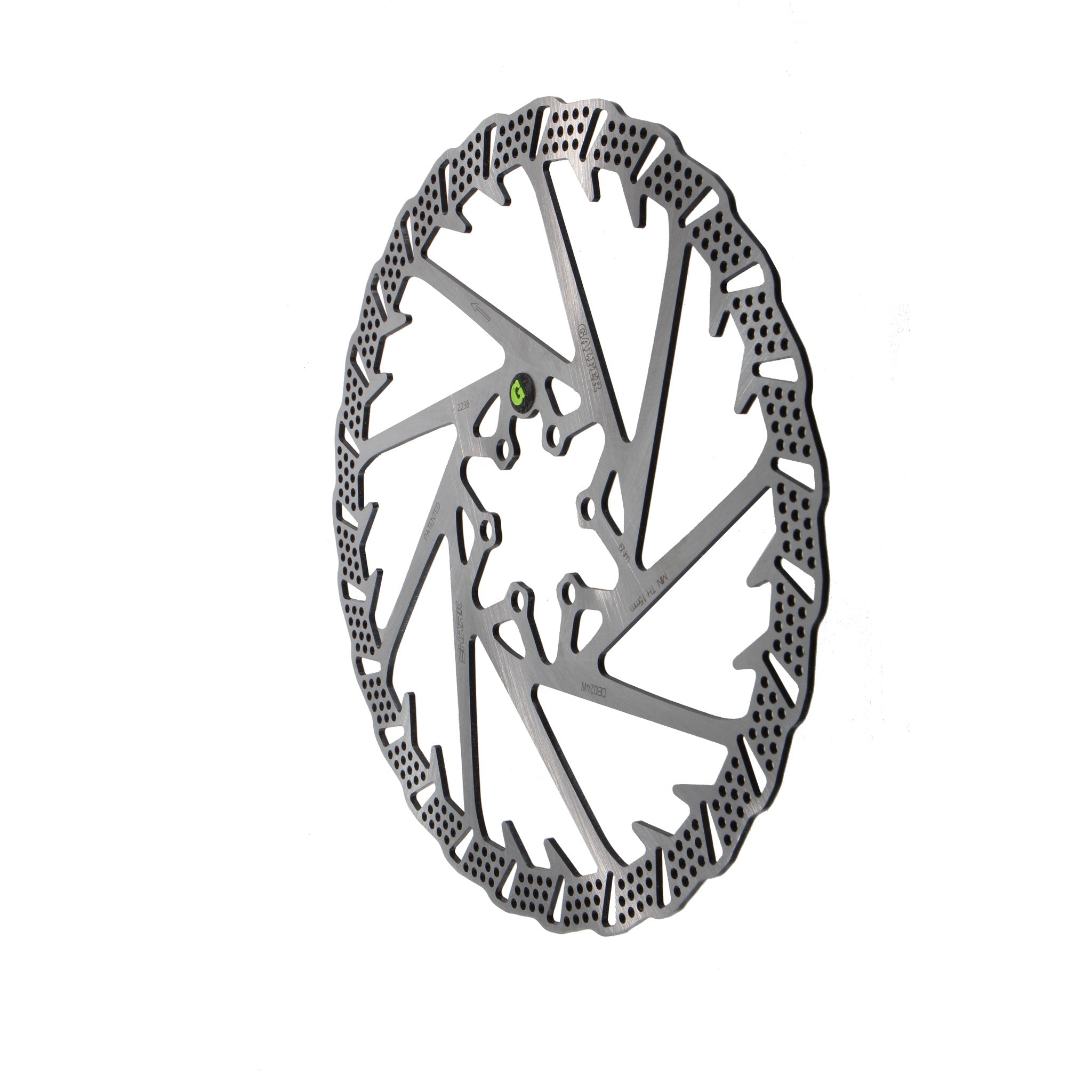 ジラフ Galfer Shark Disc Brake Rotor - 2.0mm Thick - 6-Bolt - 203mm