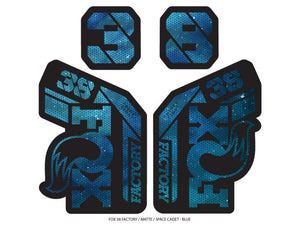 Ground Keeper Fox 38 Factory Decals - The Lost Co. - Ground Keeper Fenders - SQ7746125 - 723803858363 - Space Cadet Blue -
