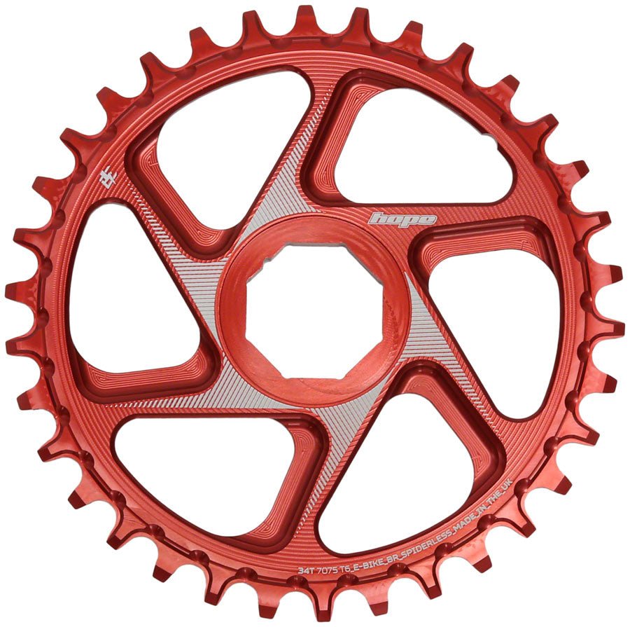 Hope Brose eBike Chainring 34t Red