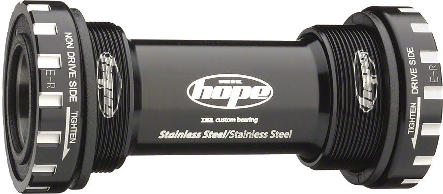 Hope BSA Threaded Bottom Bracket - 68/73 For 24mm Spindle Stainless Black - The Lost Co. - Hope - CR1810 - 5055168021522 - -