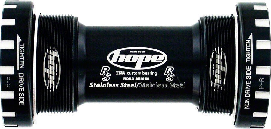 Hope BSA30 Threaded Bottom Bracket - 68/73/83/100/120mm For 30mm Spindle Stainless BLK - The Lost Co. - Hope - CR1970 - 5055168053264 - -