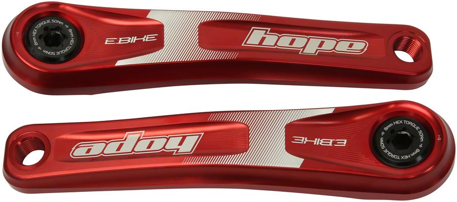 Hope Ebike Crank Arm Set - 155mm ISIS Specialized Offset Red - The Lost Co. - Hope - CK2366 - 5056033483056 - -