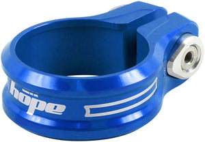 Hope Seat Seatpost Clamp - 36.4mm Blue - The Lost Co. - Hope - ST1649 - 5055168004860 - -