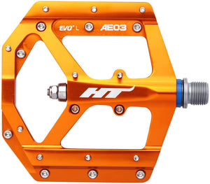 HT Components AE03(EVO+) Pedals - Platform Aluminum 9/16" Orange - The Lost Co. - HT Components - PD1437 - 4711126201115 - -