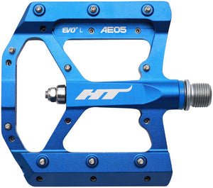 HT Components AE05(EVO+) Pedals - Platform Aluminum 9/16" Royal Blue - The Lost Co. - HT Components - PD1441 - 4711126201511 - -