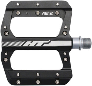 HT Components AE12 Pedals - Platform Aluminum 9/16" Black - The Lost Co. - HT Components - PD1444 - 4711126204475 - -