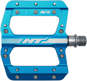 HT Components AE12 Pedals - Platform Aluminum 9/16" Marine Blue - The Lost Co. - HT Components - PD1449 - 4711126204536 - -