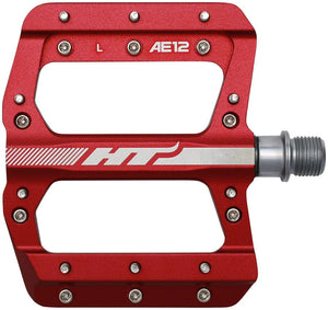 HT Components AE12 Pedals - Platform Aluminum 9/16" Red - The Lost Co. - HT Components - PD1451 - 4711126204567 - -