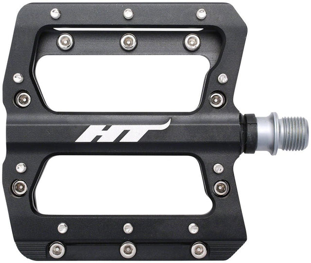 HT Components AN14A Pedals - Platform Aluminum 9/16" Black - The Lost Co. - HT Components - PD1468 - 4711126200019 - -