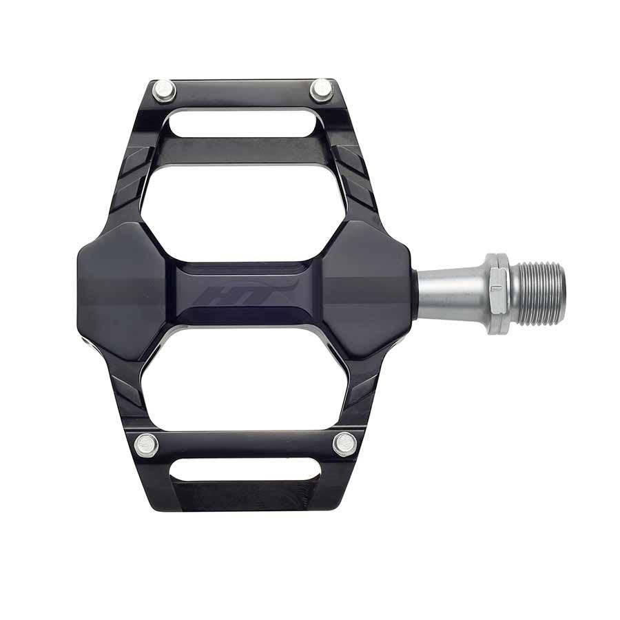 HT Components AR06 Cheetah Platform Pedals Body: Aluminum Spindle: Cr-Mo 9/16 Black Pair - The Lost Co. - HT Components - H451008-01 - 4715872487724 - -