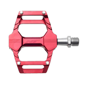 HT Components AR06 Cheetah Platform Pedals Body: Aluminum Spindle: Cr-Mo 9/16 Red Pair - The Lost Co. - HT Components - H451008-03 - 4715872487793 - -