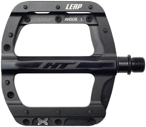 HT Components Leap ANS08 Pedals - Platform Aluminum 9/16" Stealth Black - The Lost Co. - HT Components - PD1467 - 4711126207698 - -