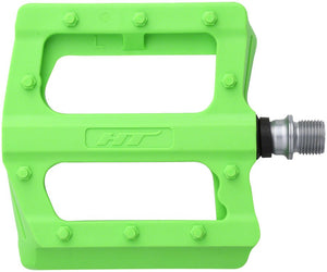 HT Components PA12 Pedals - Platform Composite 9/16" Green - The Lost Co. - HT Components - PD1476 - 4711126201832 - -