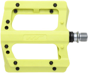 HT Components PA12A Pedals - Platform Composite 9/16" Neon Green - The Lost Co. - HT Components - PD1492 - 4711126204215 - -