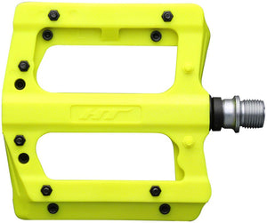 HT Components PA12A Pedals - Platform Composite 9/16" Neon Yellow - The Lost Co. - HT Components - PD1487 - 4711126201757 - -