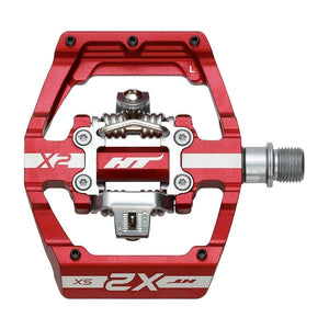 HT Components X2-SX BMX-SX Pedals Body: Aluminum Spindle: Cr-Mo 9/16 Red Pair - The Lost Co. - HT Components - H451000-02 - 4715872486482 - -