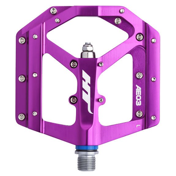 HT Pedals AE03 Evo+ Platform Pedals CrMo - Purple - The Lost Co. - HT Components - B-HX3347 - 4711126201092 - -