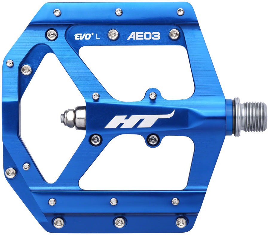 HT Pedals AE03 Evo+ Platform Pedals CrMo - Royal Blue - The Lost Co. - HT Components - PD1436 - 4711126201184 - -