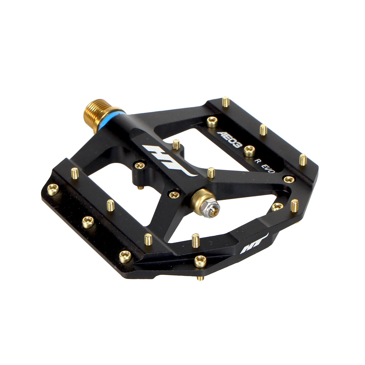 Lostco HT Pedals AE03T Evo+ Platform Pedals Ti - Black/Gold