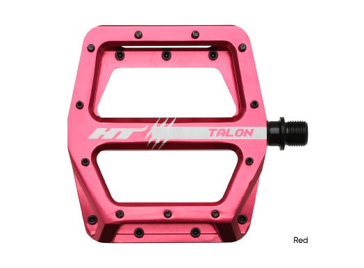 HT Pedals AN71 Talon Platform Pedal - CrMo Spindle - Red - The Lost Co. - HT Components - B-HX3656 - 4715872480725 - -