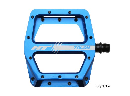 HT Pedals AN71 Talon Platform Pedal - CrMo Spindle - Royal Blue - The Lost Co. - HT Components - B-HX3658 - 4711126200781 - -