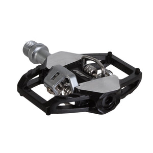 HT Pedals GT1 Clipless Platform Pedals CrMo - Black/Silver - The Lost Co. - HT Components - B-HX2710 - 4711126207841 - -