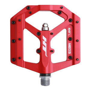 HT Pedals ME03 Evo+ Platform Pedals CrMo - Matte Red - The Lost Co. - HT Components - H451069-03 - 4711126201405 - -
