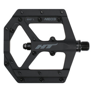 HT Pedals ME03 Evo+ Platform Pedals CrMo - Stealth Black - The Lost Co. - HT Components - H451069-04 - 4711126205885 - -