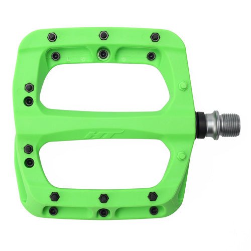 HT Pedals PA03A Platform Pedals CrMo - Green - The Lost Co. - HT Components - B-HX3902 - 4711126206677 - -