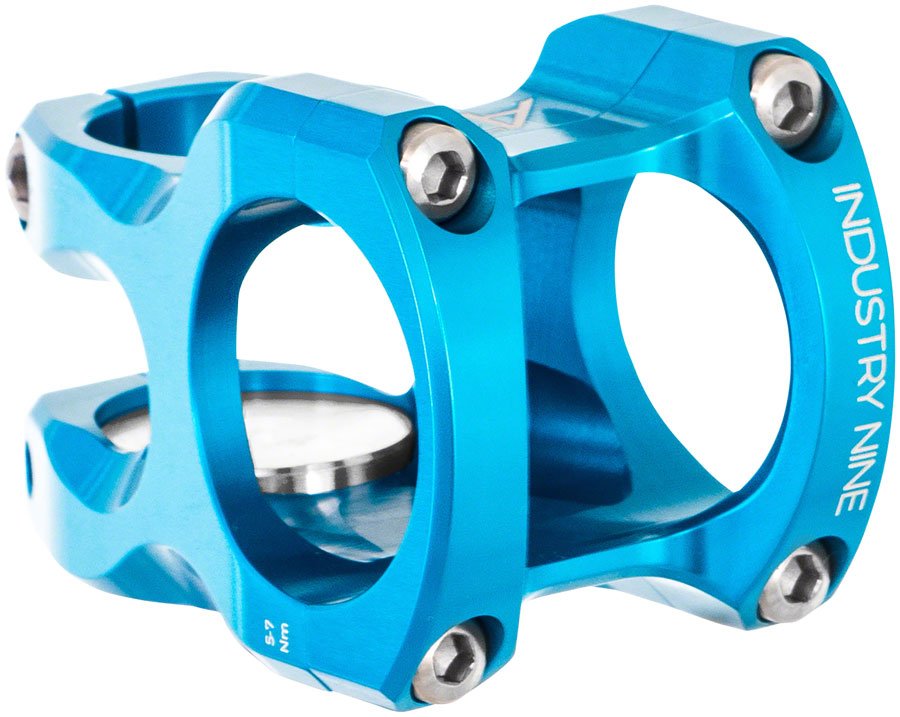 Industry Nine A318 Stem - 31.8mm Clamp - 40mm Length - Turquoise