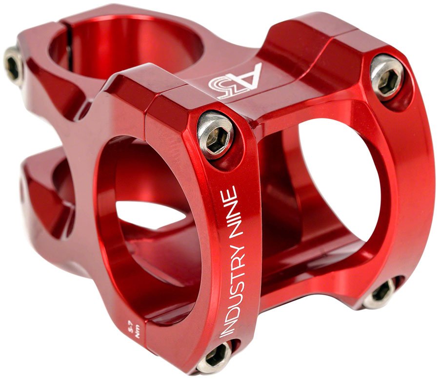 Industry Nine A35 Stem - 50mm 35mm Clamp +/-6 1 1/8" Aluminum Red - The Lost Co. - Industry Nine - SM6064 - 810098985628 - -