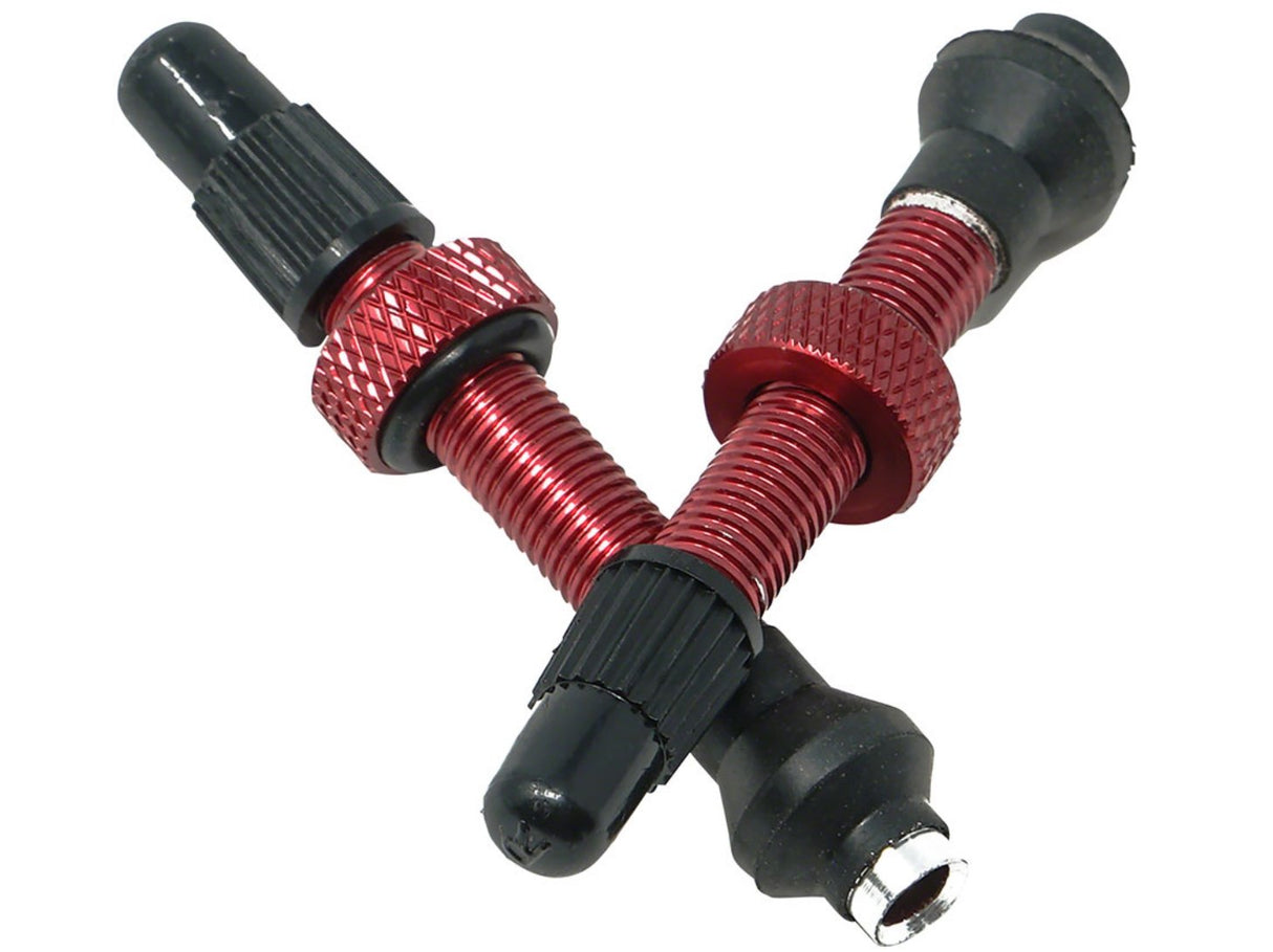 Industry Nine No-Clog Aluminum Tubeless Valve Stems - The Lost Co. - Industry Nine - TKVARED - 92160337 - Red -