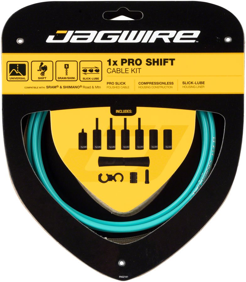 Jagwire 1x Pro Shift Cable Kit - Road/Mountain - SRAM/Shimano - Celeste - The Lost Co. - Jagwire - CA4472 - 4715910040249 - -