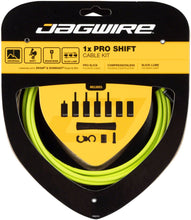 Load image into Gallery viewer, Jagwire 1x Pro Shift Cable Kit - Road/Mountain - SRAM/Shimano - Organic Green - The Lost Co. - Jagwire - CA4466 - 4715910040188 - -