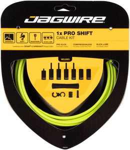 Jagwire 1x Pro Shift Cable Kit - Road/Mountain - SRAM/Shimano - Organic Green - The Lost Co. - Jagwire - CA4466 - 4715910040188 - -